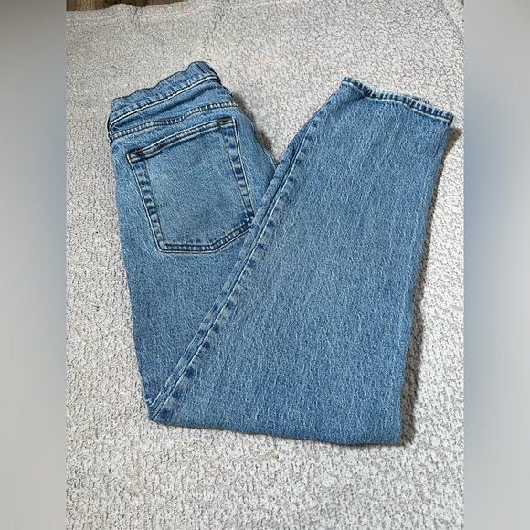 Abercrombie & Fitch Curve Love Mid Rise Straight Jeans - Light Wash Denim SZ 29 - Picture 15 of 15